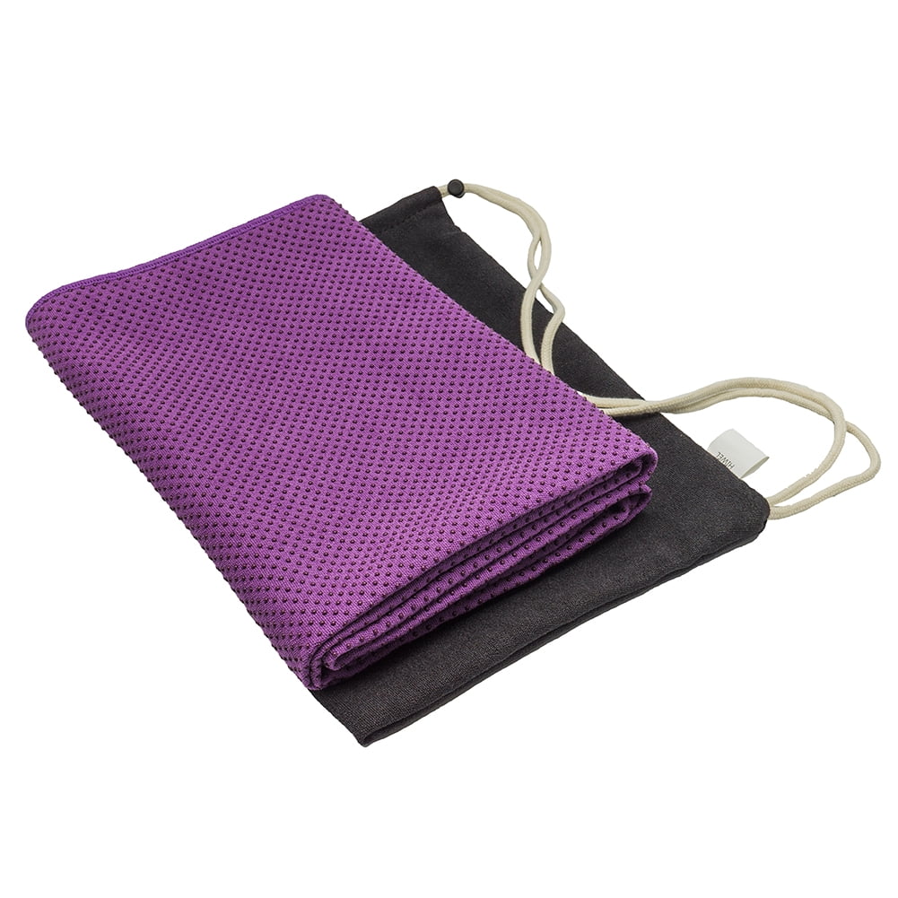 HIWEL Yoga Mat Towel 72 by 24 inches Absorbent Microfiber Non Slip Grip