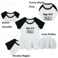 thumbnail image 2 of Hugs 5 Dollars College Is Expensive Funny Dresses For Baby, Newborn Babies Skirts, Infant Princess Dress, 0-24M Kids Graphic Clothes (Black Raglan Dresses, 18-24 Months), 2 of 5