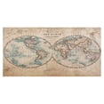 thumbnail image 1 of BSDHOME Retro World Map Cotton Linen Tablecloth Sets 60x120 Inches - Antique Old Map Desk Sofa Table Cloth Cover for Party Decor, 1 of 5
