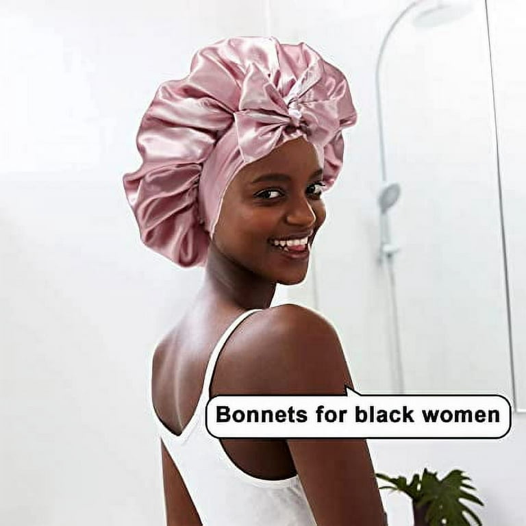 Satin Bonnet Silk Bonnet Hair Bonnet for Sleeping Hair Bonnets for Women  Curly Natural Hair