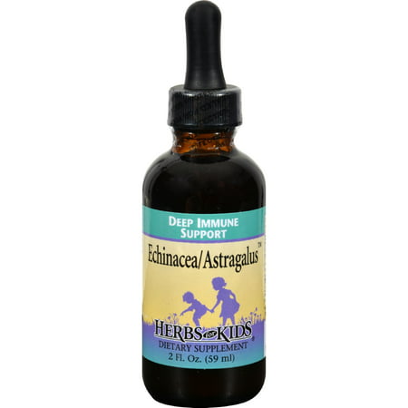 Herbs for Kids Echinacea/Astragalus Deep Immune Support Liquid, 2 Fl