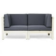 thumbnail image 1 of Noble House Brava Causeuse Modulaire Extérieure avec Coussins Vieillis/gris Foncé, 1 of 7