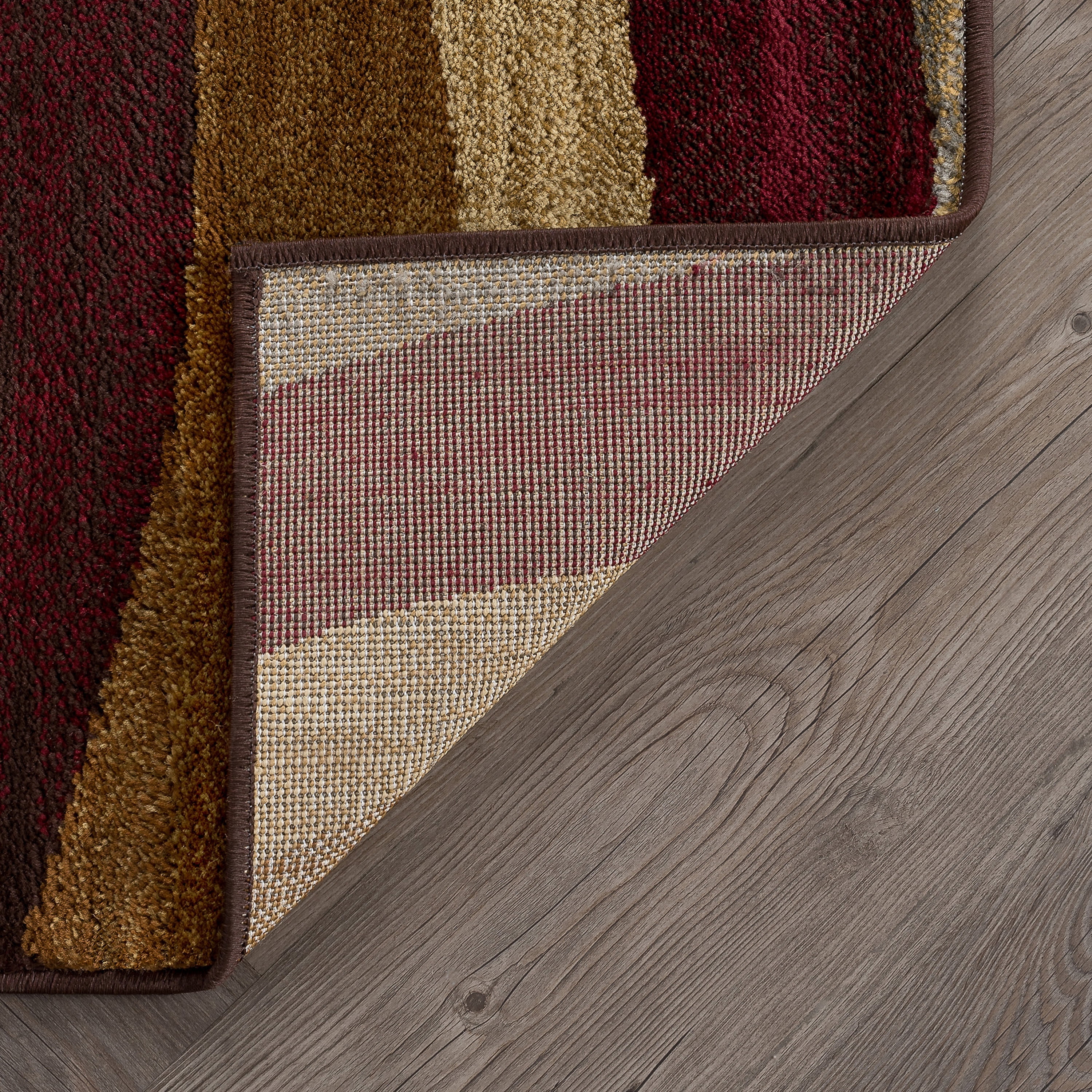 Elegance Contemporary 9' x 12.6' Multi-Color Polypropylene Indoor Area Rug