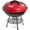 Red, variant on Cuisinart 14" Portable Charcoal Grill, Tabletop Outdoor Small Grill with Locking Lid and Dual Vents, Chrome Plated Travel Size BBQ Perfect for Camping, Tailgates, Cookouts, Red