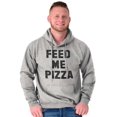 thumbnail image 5 of Feed Me Pizza Hoodie Sweatshirt Women Men Brisco Brands S, 5 of 6
