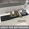 thumbnail image 6 of Drymate Faucet Splash Guard Mat for Kitchen & Bathroom Sink, Low-Profile Countertop Drip Protector Drying Pad, Prevents Water Stains, Absorbent/Waterproof Fabric Can Be Cut to Fit & Washed (USA Made), 6 of 9