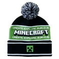 thumbnail image 2 of Minecraft Logo Visage de Creeper Ensemble Bonnet et Gants pour Garçons, 2 of 4