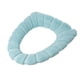 thumbnail image 3 of Cubierta de asiento de tapa de inodoro Almohadillas en forma de O Cómodo Baño Suministro Agua Punto de Punto Mats Soft Soft Cálido Mantenimiento Decorativo Verde Noticed HA010185-03, 3 of 6