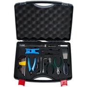 Creality 3D Printer Tool Box Kit, 18 Types of Tools Screwdriver/Wrench/Pliers/Needle/SD Reader 3D Printer ABS Storage Toolbox Set for Cleaning Finishing Printing