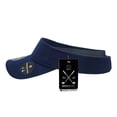 thumbnail image 3 of Decky 6104 Pique Patterned Sun Visors Hat-Navy, 3 of 6