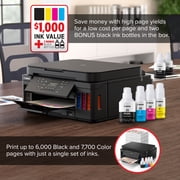 Canon MegaTank PIXMA G6020 All-In-One, Wireless Color Inkjet Printer for Home Office Use