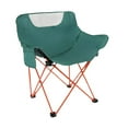 thumbnail image 3 of Folding Camping Chair Outdoor Moon Chair Folded Seat Tear Resistant Oxford Cloth for Garden Picnic Lawn, 3 of 9