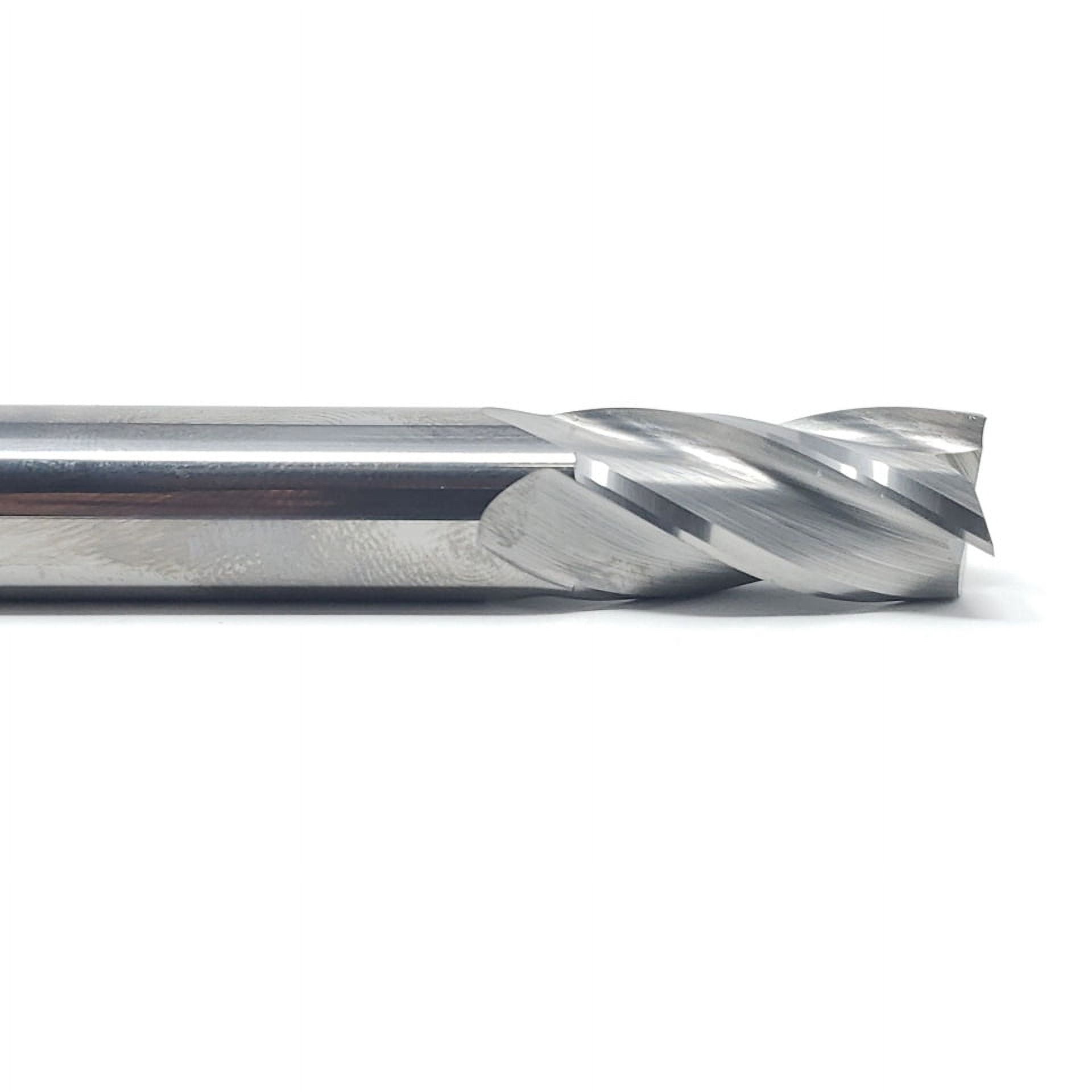 HELONGCO Solid Carbide End Mill EM40500 1/2 x 1 Inch OAL 3 Inch