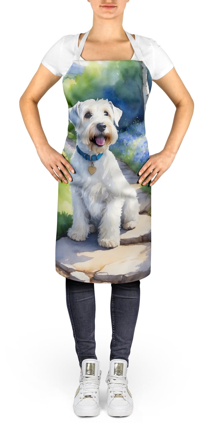 Yorkshire Terrier Spring Path Apron