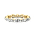 thumbnail image 2 of Marquise & Round Shape Lab Grown Diamond Kenzie Eternity Ring For Women | 3 Carat IGI Certified 14K Yellow Gold | FG-VS Quality Friendly Diamonds Eternity Ring Size 6.5, 2 of 4