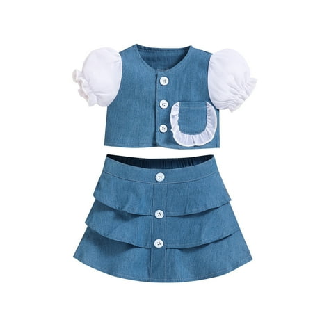 

adviicd Baby Dress Baby Toddler Girl Cotton Casual Dress Easter Summer Short Sleeve Basic Tunic Playwear Shirt Dresses BU1 3-6 Months