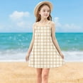 thumbnail image 2 of THDHVS Dresses for Girls,Girls Dress,Girls and Toddlers' Knit Sleeveless Tank Play Dress Khaki 7-8 Years, 2 of 8