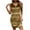 Khaki, variant on WRKEKC Summer Dresses for Women, T-Shirt Dress for Women, Women's Summer Casual Sleeveless Tank V-Neck Stripe Print Short Dress