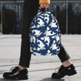 thumbnail image 2 of Easygdp Shark Mochila Ligera de 15 Pulgadas para Estudiantes, Mochila Cómoda para la Escuela y Viajes, Correas Ajustables, 2 of 6