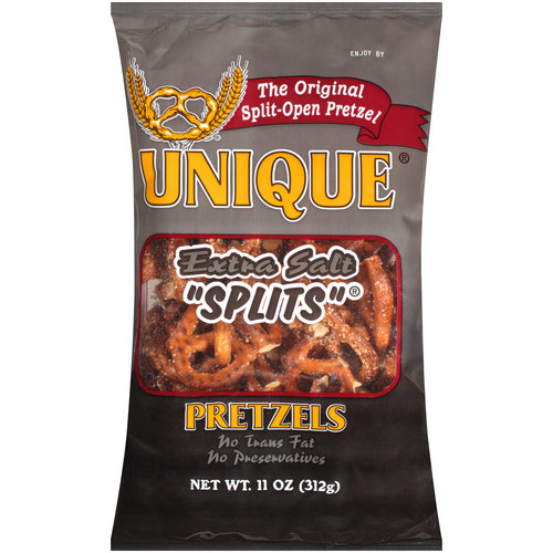 Unique Splits Extra Salt Pretzels, 11 Oz.