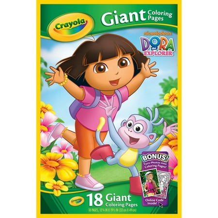 upc 071662680572  crayola dora the explorer giant coloring