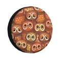 thumbnail image 1 of Balery Brown Owl Cubiertas para Neumáticos - Protector Resistente para Neumáticos de Camioneta, SUV, Remolque, Camper y RV-17 inch, 1 of 6