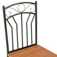 thumbnail image 5 of vidaXL Dining Chairs 4 pcs Brown MDF, 5 of 5