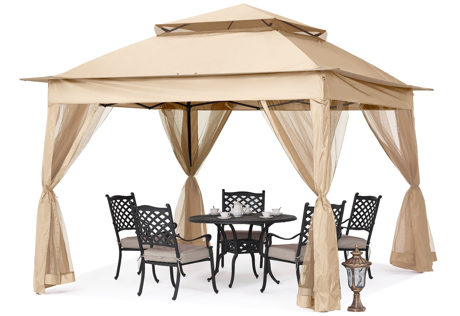 MASTERCANOPY 11' x 11' Patio Gazebo Tent Outdoor Pop Up Gazebo with