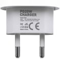 thumbnail image 3 of 20W Fast Charger with Cable, White, 3-Pack, Compatible with Apple iPhone, 3 of 3