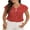 04 FP-Floral Red, variant on Womens Summer Tops Short Sleeve V Neck Dressy Casual Chiffon Blouses T Shirts Tops
