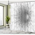 thumbnail image 5 of Ambesonne Scenery Shower Curtain, Digital Space Field, 69"Wx75"L, Grey, 5 of 5
