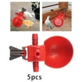 thumbnail image 4 of 5 Pieces Automatic Chicken Waterers Cup Birds Poultry Supplies, 4 of 7