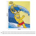 thumbnail image 2 of Manta de Los Simpsons, manta de tela de superficie vertical súper suave de varios tamaños, acogedora y cálida, adecuada para cama, sofá, campamento, viajes, para todas las estaciones, liviana y, 2 of 8