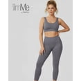thumbnail image 2 of SlimMe Women's High-Waist Control Seamless Shapewear Leggings - Womens - Female, Medium, Heather Charcoal, 2 of 12