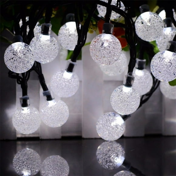 WIFKLSIIPG Guirlande Lumineuse Solaire à Bulles LED, Lumières Décoratives Extérieures