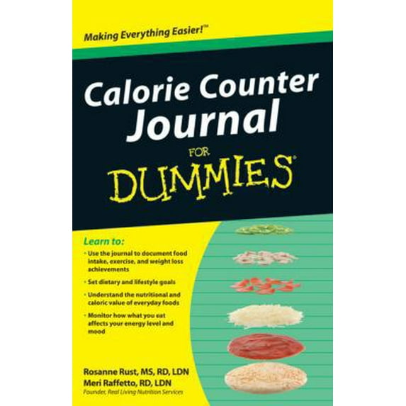 Pre-Owned Calorie Counter Journal for Dummies (Paperback) 9780470639986