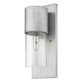 thumbnail image 1 of homeroots lighting 399212 Cooper 1-Light Matte Nickel Wall Light, 1 of 1