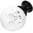 thumbnail image 1 of FESTFENDS Lamp Finial Knob Black Aluminum Alloy 1Pcs Simple Homeowners Decor, 1 of 8