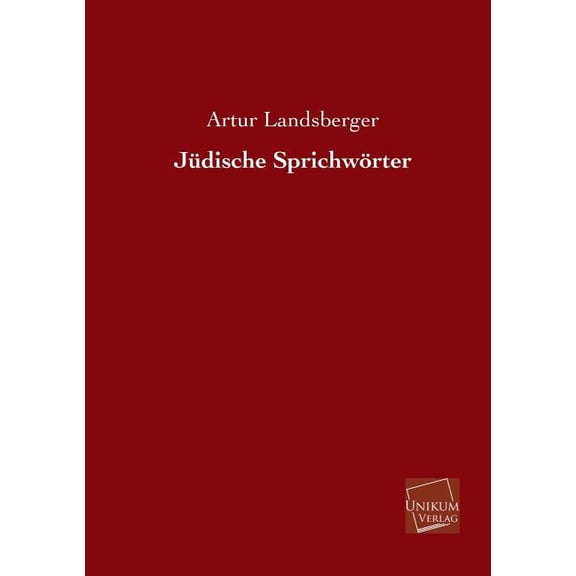 Judische Sprichworter (Paperback)