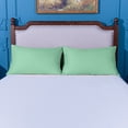 thumbnail image 5 of [Pillowcase]-Ultra Soft Brushed Microfiber Pillowcases Set, Cozy Machine Washable Bed Pillow Cases, Queen Size, Sea Green, 4 Piece, 5 of 5