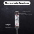 thumbnail image 3 of Cheer Collection Instant Read Digital Food Thermometer, 3 of 6