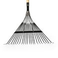 thumbnail image 4 of Expert Gardener Hardwood Handle 22-Tine Steel Leaf Rake, 4 of 5