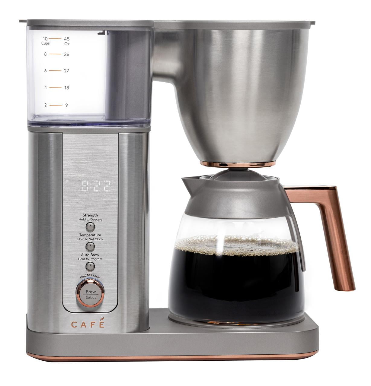Restored Cafe Specialty Drip Coffee Maker with Glass Carafe - Stainless Steel (Refurbished)