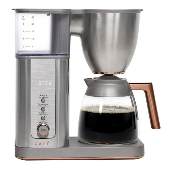 Restored Cafe Specialty Drip Coffee Maker with Glass Carafe - Stainless Steel (Refurbished)