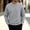 Gray, variant on Men Diamond Quilted Crewneck Sweatshirt, Loose Fit Lightweight Padded Long Sleeve Pullover Top Fall Winter Casual Outerwear Coffee S