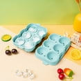 thumbnail image 2 of Large 6 Hole Round Sphere Tray Silicone Maker for Crafting Ice for DIY Beverage, 2 of 4