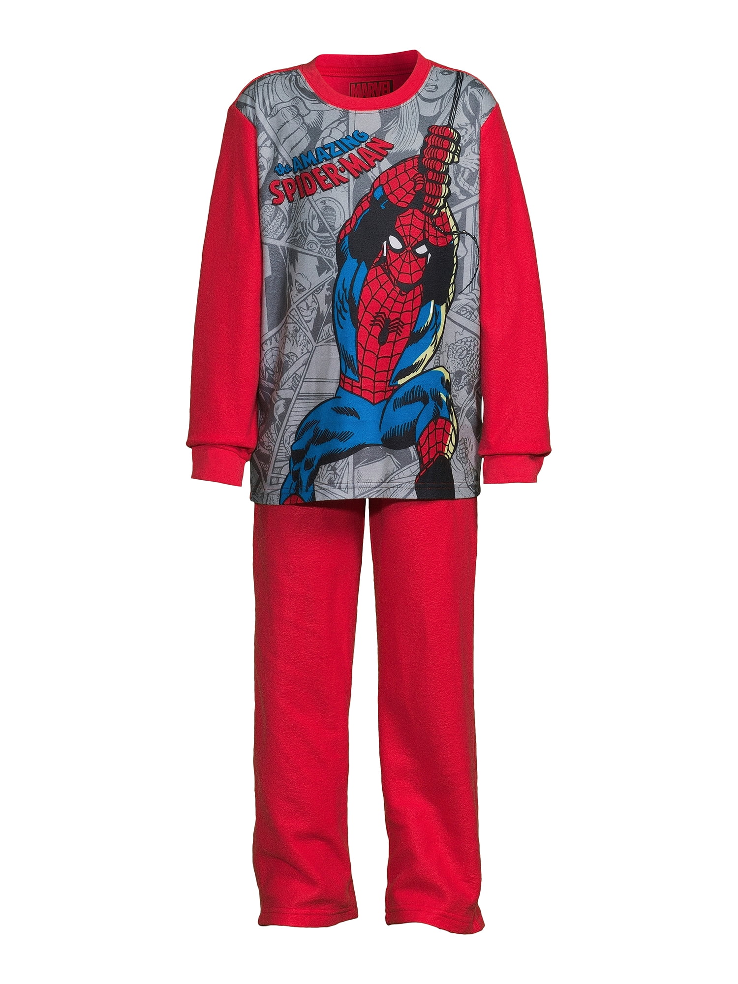 Boys Licensed Character Long Sleeve Top and Pants, 2-Piece Sleet Set, Sizes 4-12
