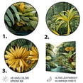 thumbnail image 3 of Designart "Jungle Plants Landscape A Rainforest Perspective II" Landscapes Wall Art - Tropical Green Jungle Bedroom Canvas Wall Art, 3 of 6