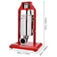Manual Sausage Stuffer Maker, 3L Vertical Meat Stuffer with 4 Plastic