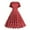 Red, variant on Sexlip Womens Vintage Dress Short Sleeve Printed Design Soft Fabric Flared Silhouette for Party Occasions Red S